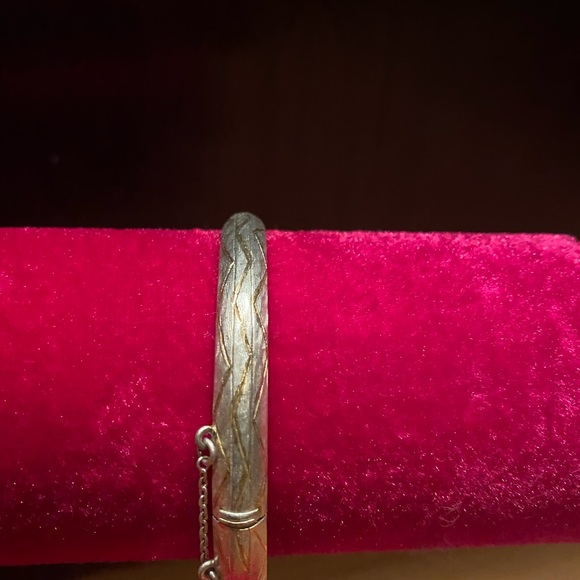 Sterling bangle vintage - Picture 2 of 5